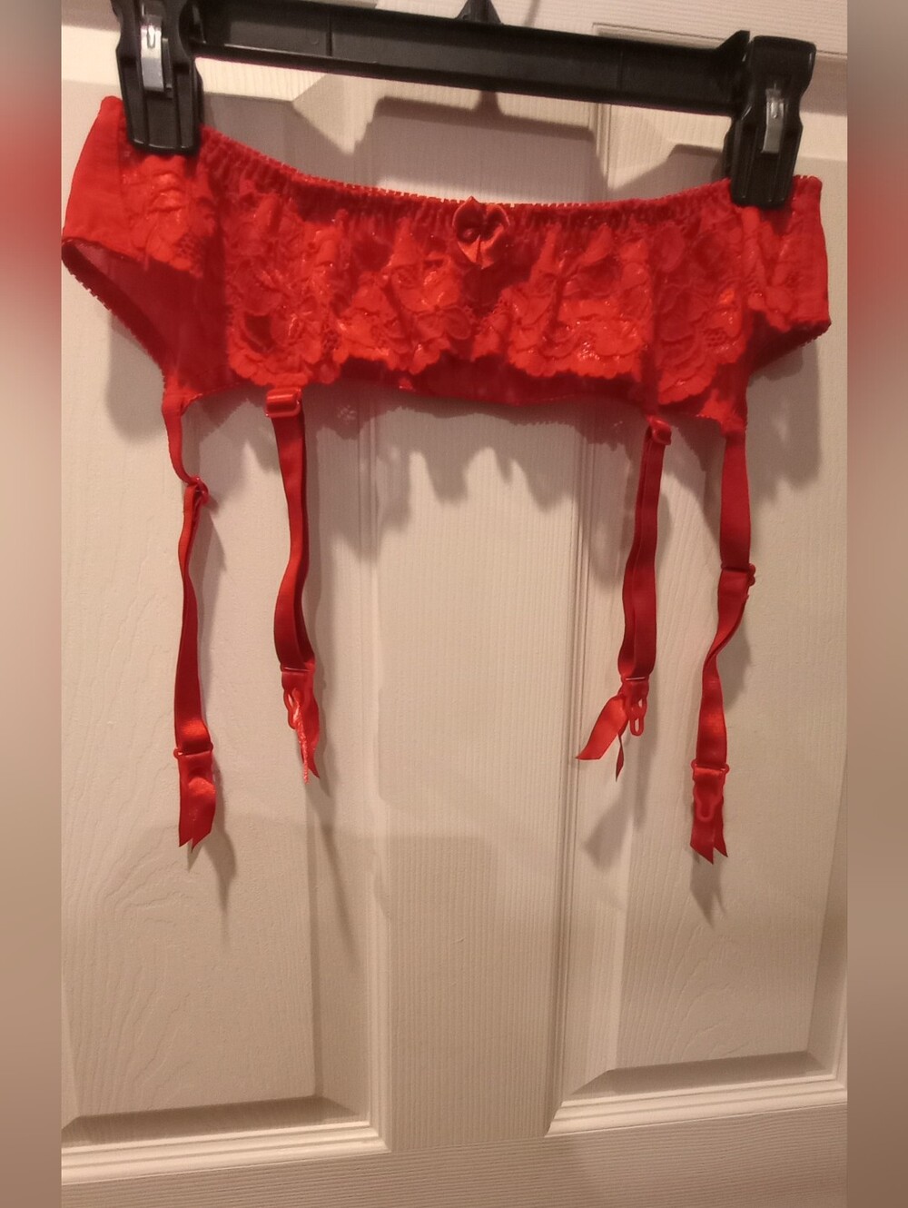 Red Lace Garter Belt